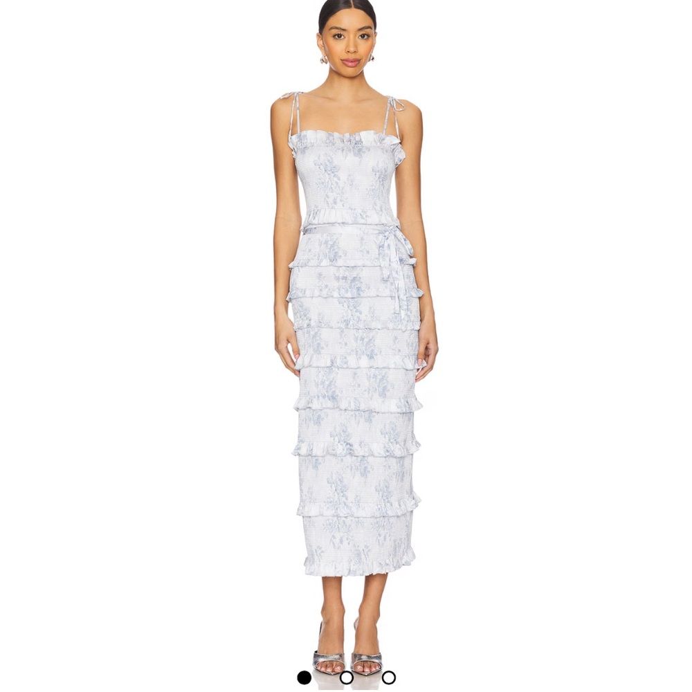 V. Chapman Tiered Midi Dress